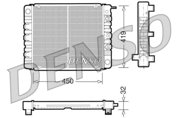 Radiator, racire motor DRM33002 DENSO