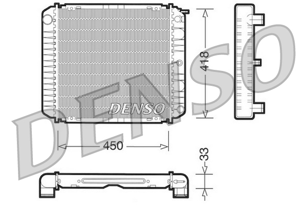 Radiator, racire motor DRM33004 DENSO