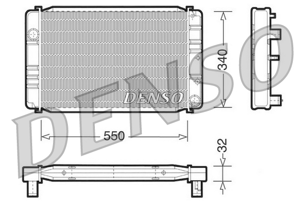 Radiator, racire motor DRM33010 DENSO