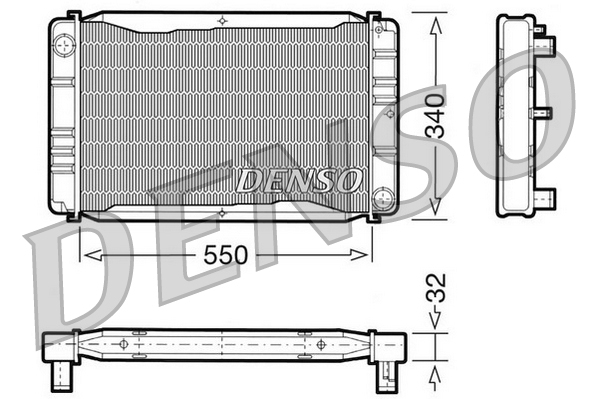 Radiator, racire motor DRM33011 DENSO