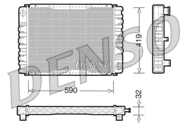 Radiator, racire motor DRM33030 DENSO