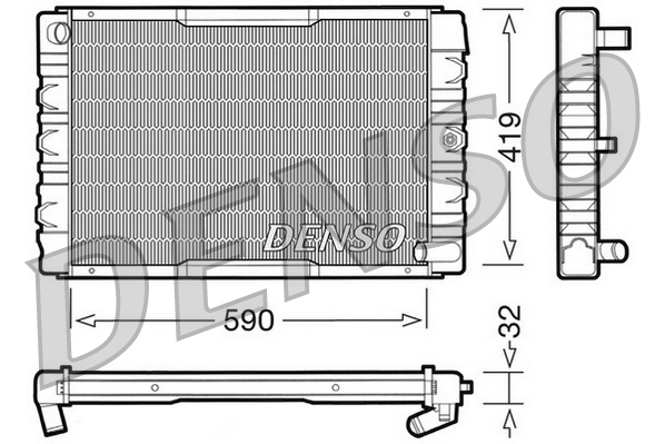 Radiator, racire motor DRM33033 DENSO