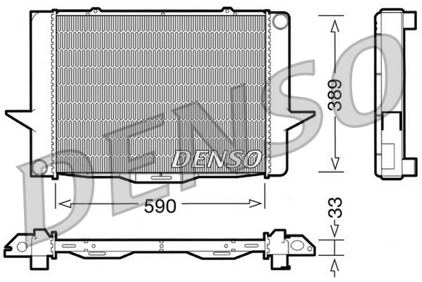 Radiator, racire motor DRM33040 DENSO