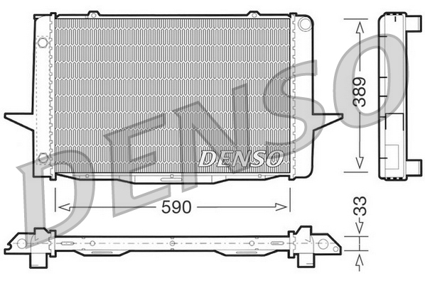 Radiator, racire motor DRM33041 DENSO