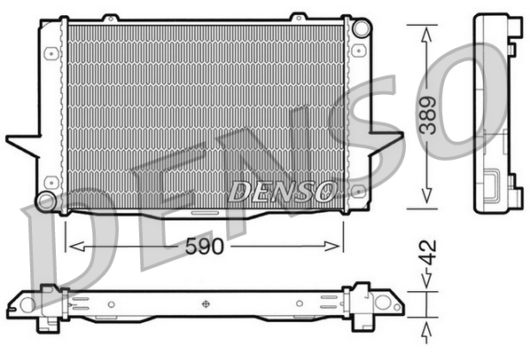 Radiator, racire motor DRM33043 DENSO