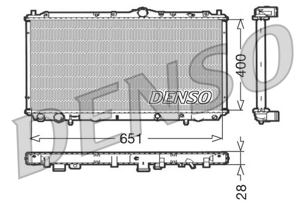 Radiator, racire motor DRM33060 DENSO