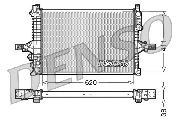 Radiator, racire motor DRM33066 DENSO