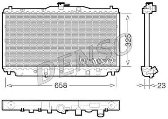 Radiator, racire motor DRM40001 DENSO