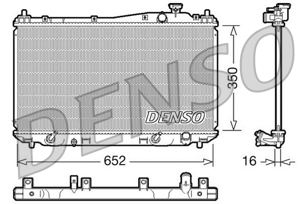Radiator, racire motor DRM40019 DENSO