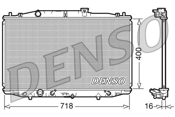 Radiator, racire motor DRM40024 DENSO
