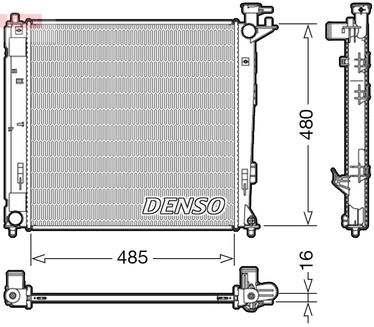 Radiator, racire motor DRM41008 DENSO