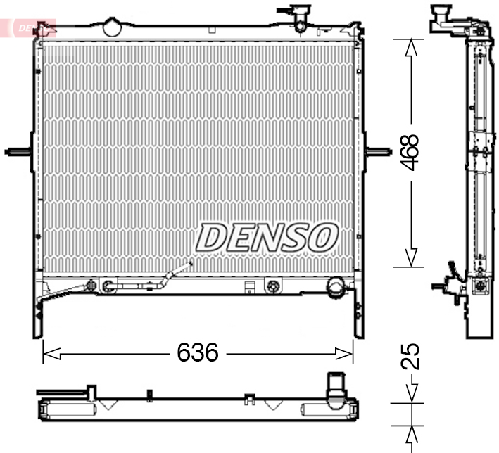 Radiator, racire motor DRM43002 DENSO