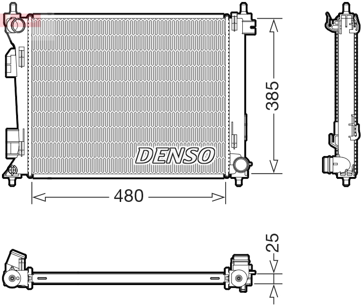 Radiator, racire motor DRM43010 DENSO