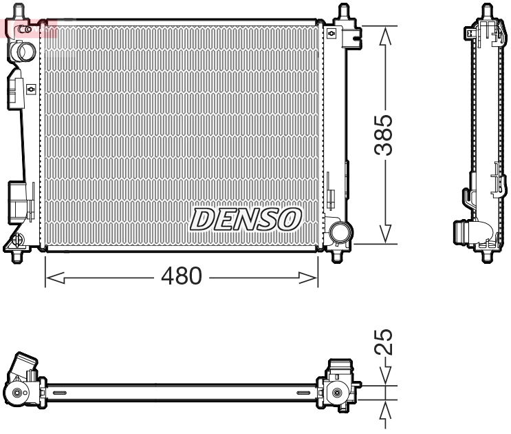 Radiator, racire motor DRM43011 DENSO