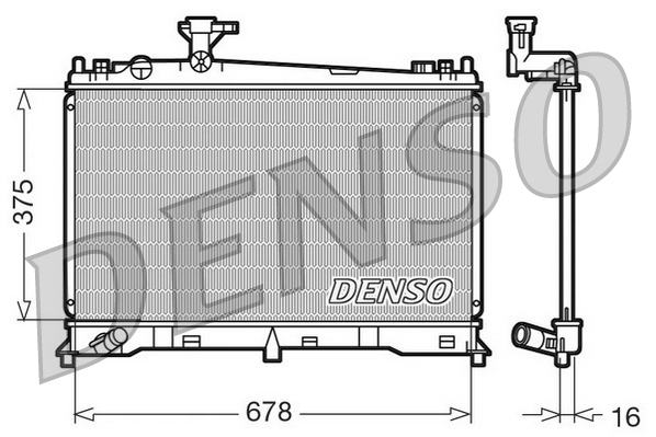 Radiator, racire motor DRM44010 DENSO