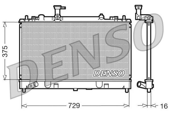 Radiator, racire motor DRM44011 DENSO