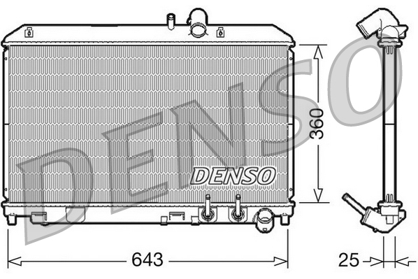 Radiator, racire motor DRM44012 DENSO