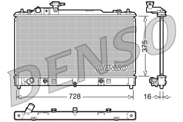 Radiator, racire motor DRM44021 DENSO