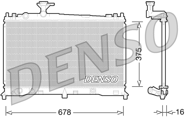 Radiator, racire motor DRM44027 DENSO