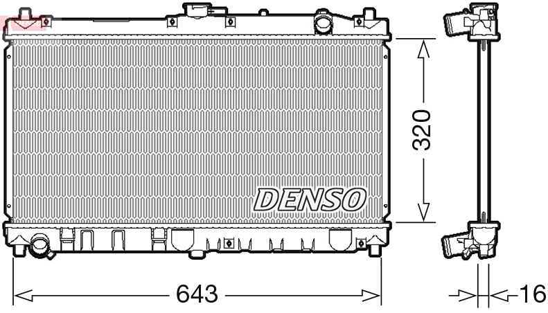 Radiator, racire motor DRM44031 DENSO