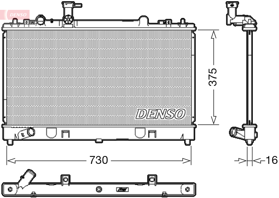 Radiator, racire motor DRM44037 DENSO