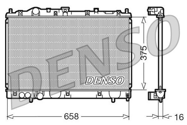 Radiator, racire motor DRM45004 DENSO