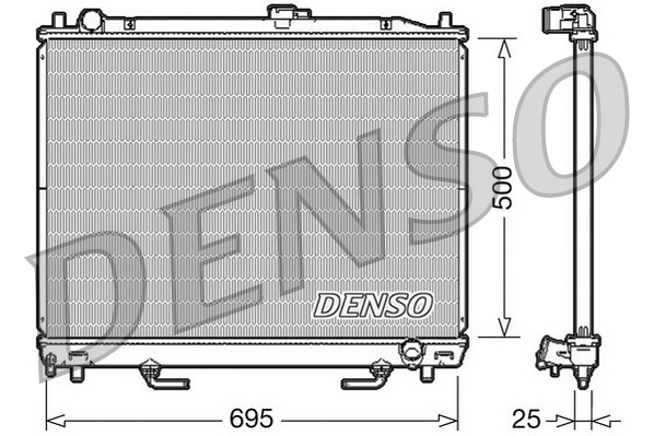 Radiator, racire motor DRM45007 DENSO