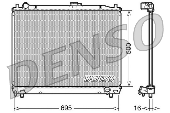 Radiator, racire motor DRM45008 DENSO