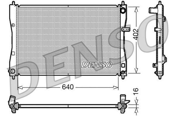 Radiator, racire motor DRM45009 DENSO