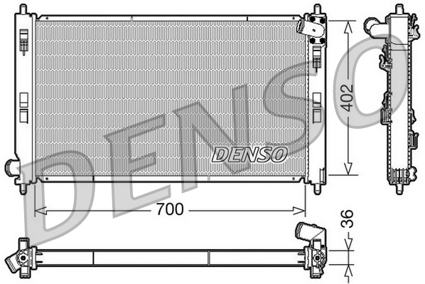 Radiator, racire motor DRM45029 DENSO