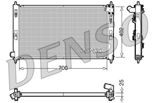Radiator, racire motor DRM45032 DENSO