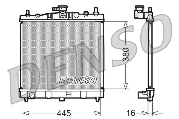 Radiator, racire motor DRM46002 DENSO