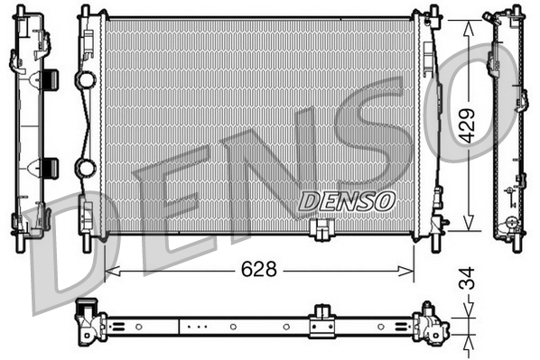 Radiator, racire motor DRM46017 DENSO