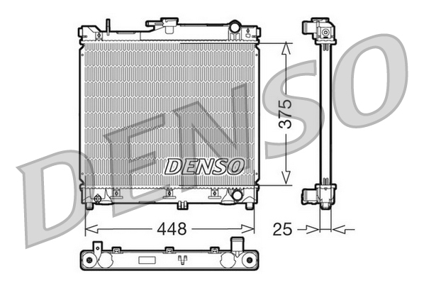 Radiator, racire motor DRM47014 DENSO