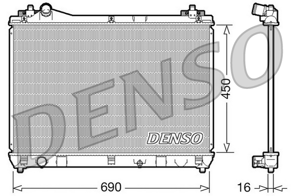 Radiator, racire motor DRM47016 DENSO