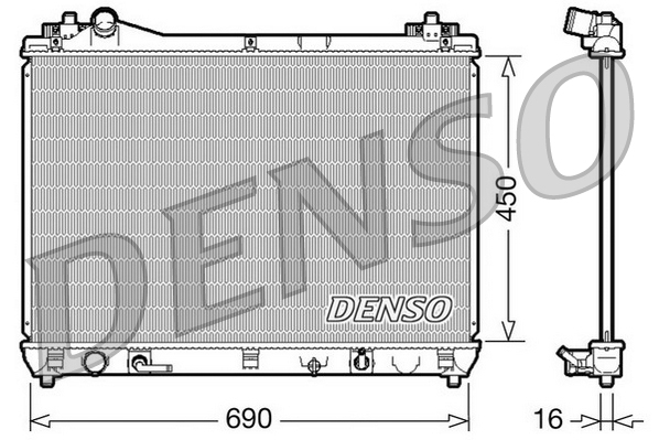 Radiator, racire motor DRM47017 DENSO