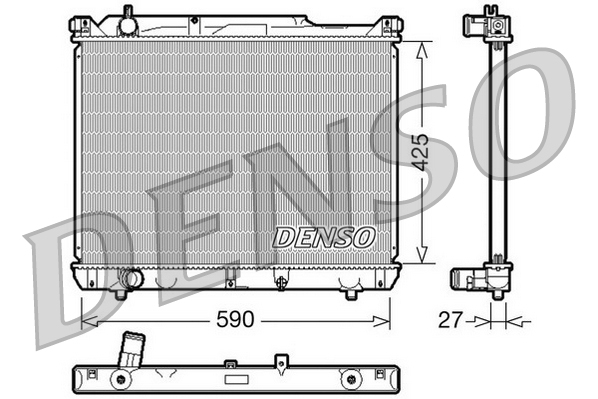 Radiator, racire motor DRM47019 DENSO