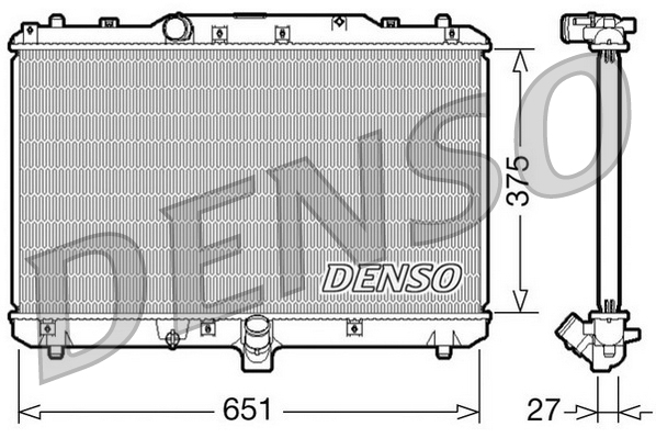 Radiator, racire motor DRM47022 DENSO