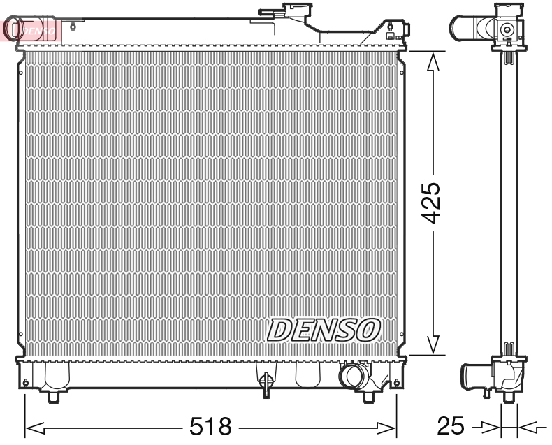 Radiator, racire motor DRM47037 DENSO