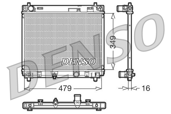Radiator, racire motor DRM50004 DENSO