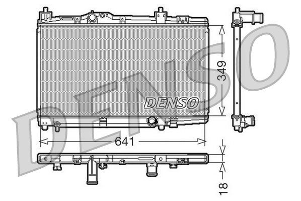Radiator, racire motor DRM50005 DENSO