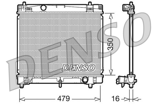 Radiator, racire motor DRM50008 DENSO