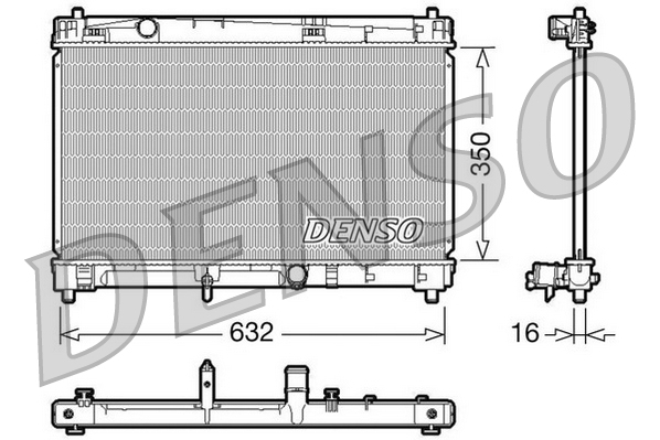 Radiator, racire motor DRM50009 DENSO