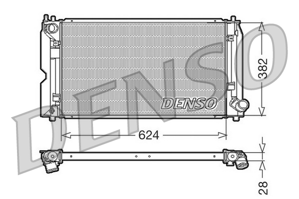 Radiator, racire motor DRM50012 DENSO