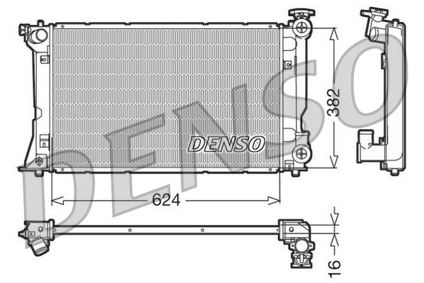 Radiator, racire motor DRM50018 DENSO