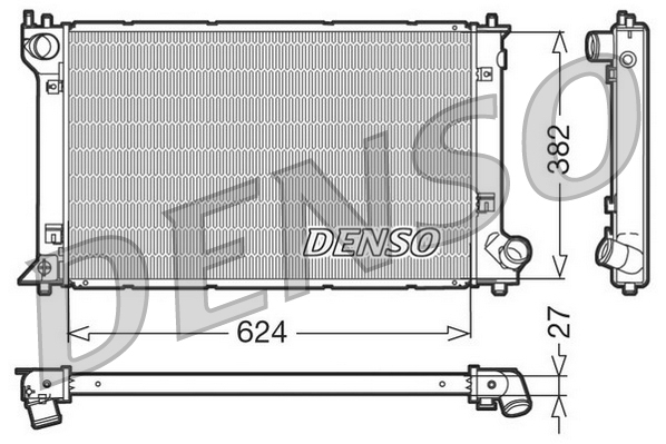 Radiator, racire motor DRM50027 DENSO