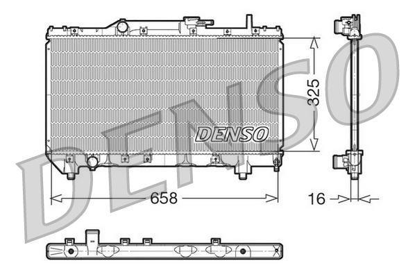 Radiator, racire motor DRM50028 DENSO