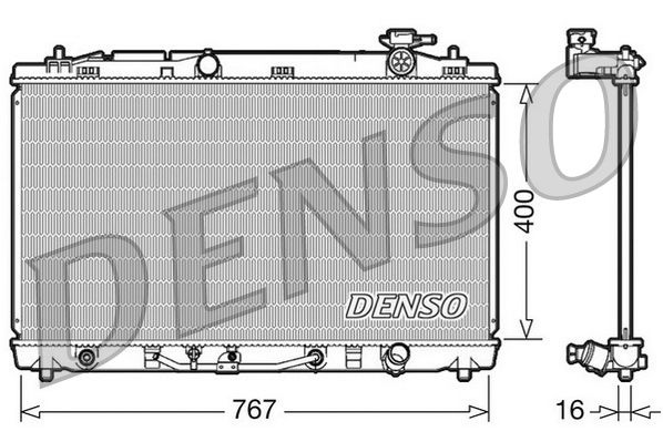 Radiator, racire motor DRM50030 DENSO