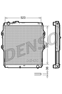 Radiator, racire motor DRM50037 DENSO