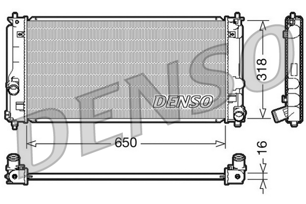 Radiator, racire motor DRM50044 DENSO
